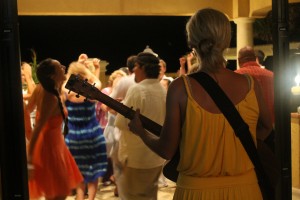 View of dance floor